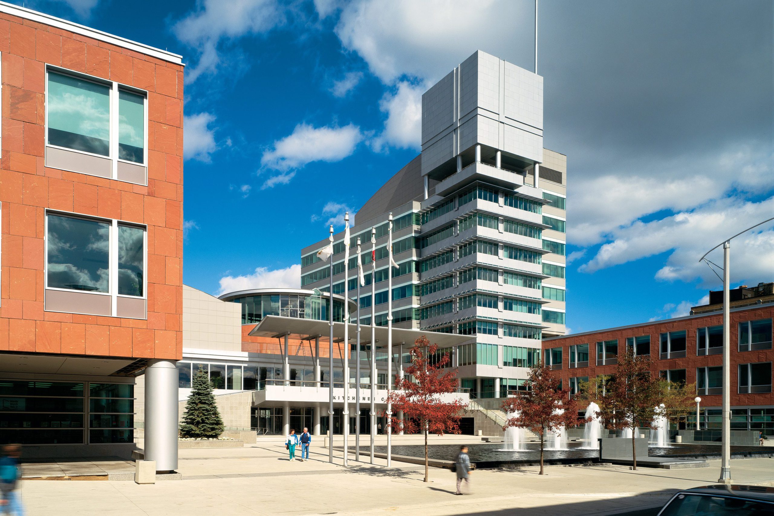 Kitchener City Hall, a recognizable landmark in Kitchener