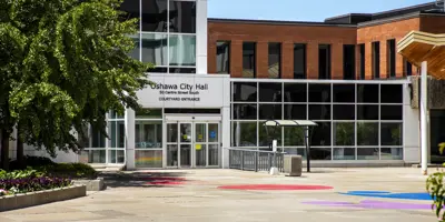 Oshawa City Hall, a recognizable landmark in Oshawa