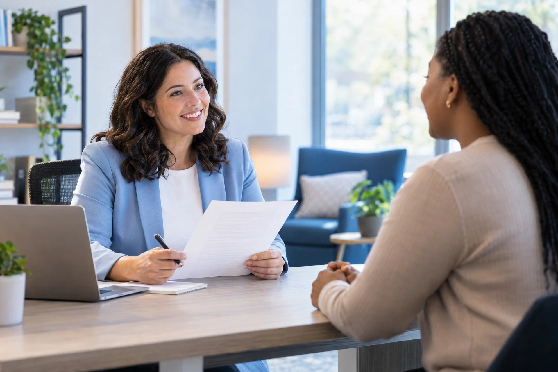 Professional conversation about experience and availability